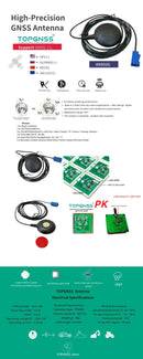 Topgnss AN502G Gnss Auto Antenne Gps Glonass Fakra Connector Geschikt Voor Alle Soorten Auto 'S RG174 Fakra Antenne