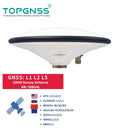 AN-168G4L High Precision RTK Survey GNSS Antenna  L1 L2 L5 L6 GNSS BDS GLONASS GALILEO QZSS Waterproof IP67  High Quality TOPGNSS