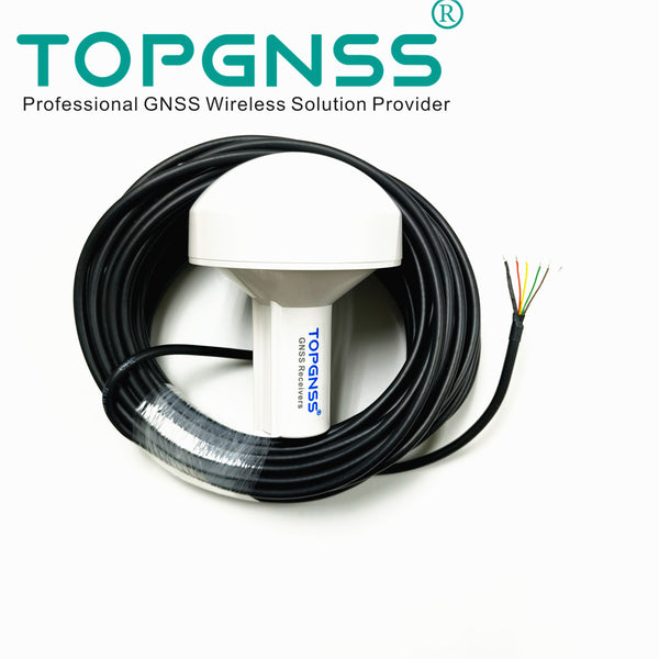 TOPGNSS RS422 protocol, 15m  GNSS2000G GPS GLONASS dual mode receiver 12V,  marine timing Industrial control applications 4800 baud rate