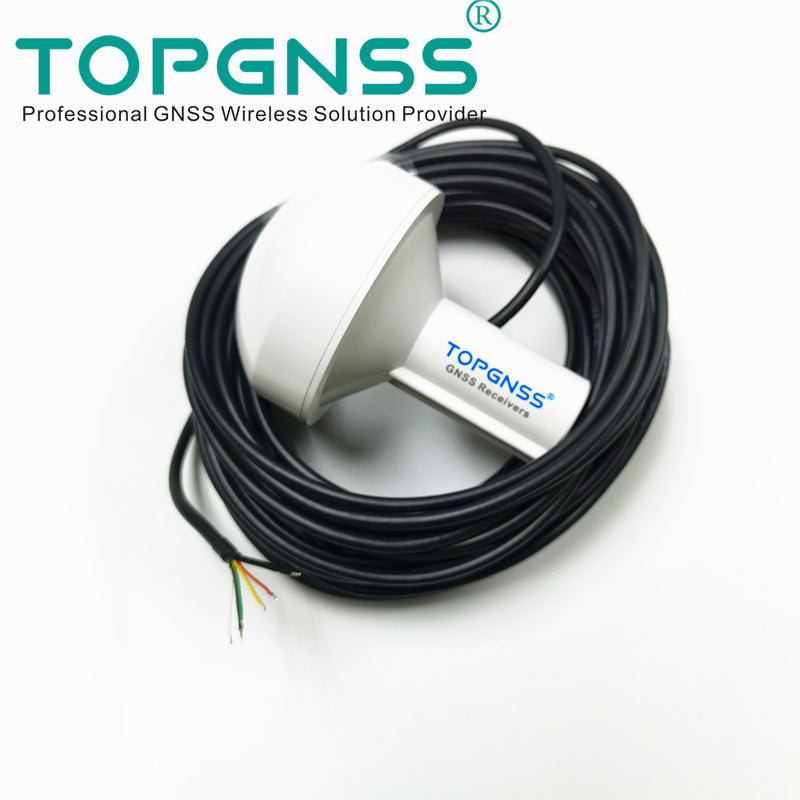 TOPGNSS RS422 protocol, 15m  GNSS2000G GPS GLONASS dual mode receiver 12V,  marine timing Industrial control applications 4800 baud rate