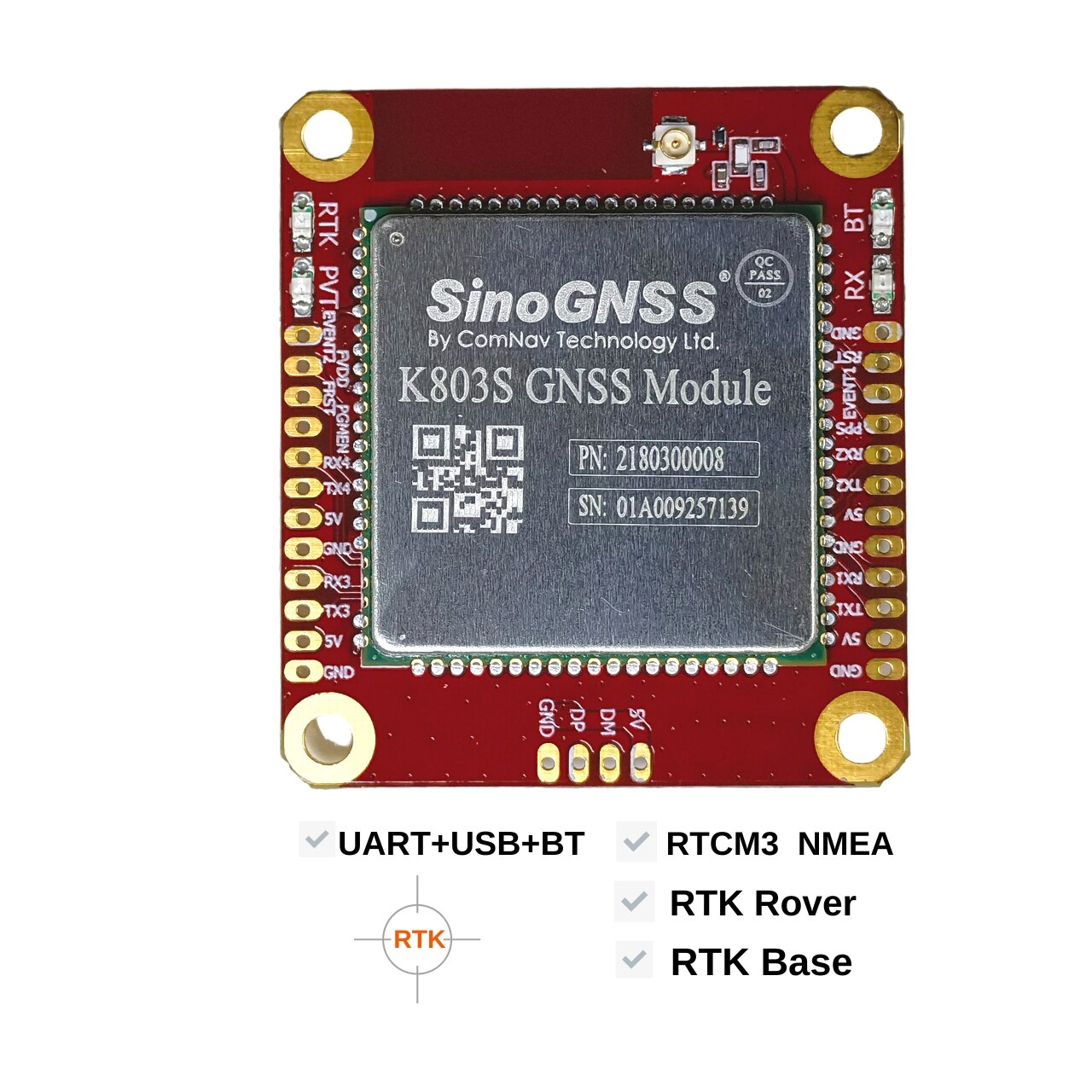 Gnss Module Icon RTK high-precision Bluetooth GNSS module K803 board GNSS full system f ...