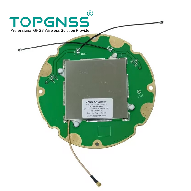 TOP118 RTK high-precision GNSS GPS antenna L1 L2 L5 full frequency built-in antenna BT 4G WIFI GNSS GPS TOPGNSS