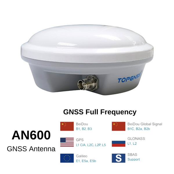 TOPGNSS for agricultural surveying AN600 replacement AG25 GNSS antenna magnet RTK GPS L1 L2 L5 Galileo Glonass BEIDOU roof GNSS