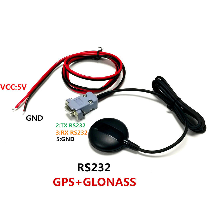 9600bps,NMEA-0183 ,5.0V RS-232 Level female RS232 GPS GL – TOPGNSS.store