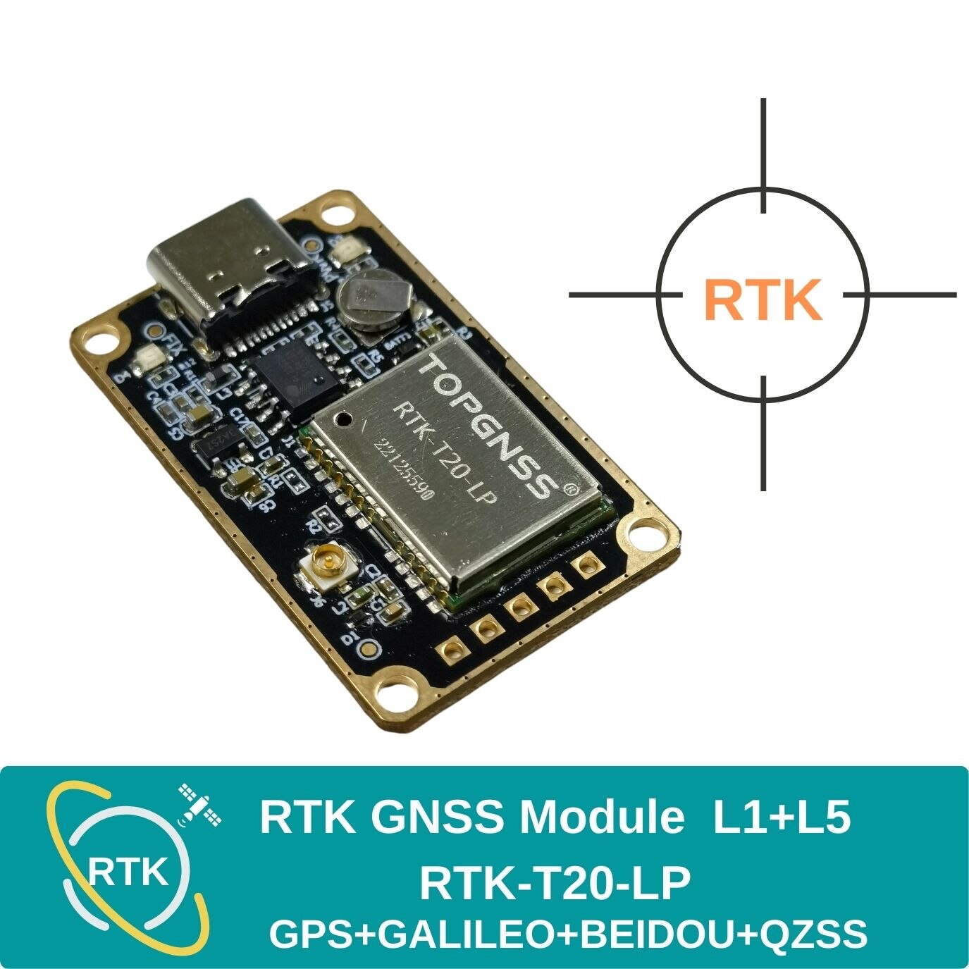 Gpr Module Small GNSS GPS RTK Module small volume GNSS high-precision positioning modul ...