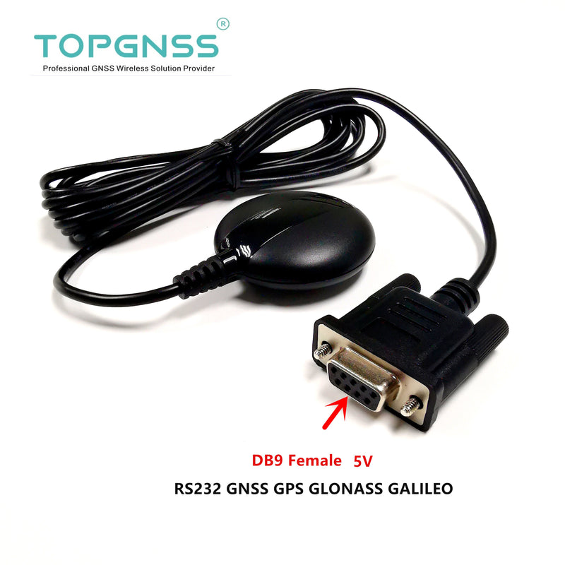 GNSS200GR Industrial application RS232 DB9 female connector  GNSS receiver dual GPS GONASS  receiver module antenna agriculture