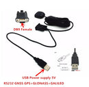 TOPGNSS Agricultural GPS RS-232 Level DB9 female connector RS232 GPS receiver antenna module 9600bps,NMEA0183