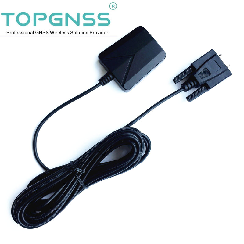 DB9 Female Connector 12V RS232,RS-232 GPS glonass receiver, 4800 baud rate,module with antenna Line length 5 meters