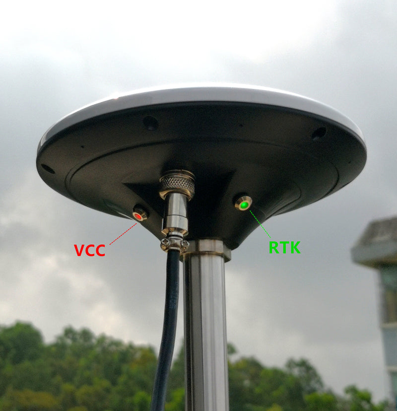 Designed with the ZED-F9P F9 RECEIVER module, the RTK high-precision GNSS receiver  RTK base station and rove TOPGNSS TOP100