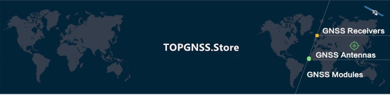 TOPGNSS RTK High-precision GNSS gps module receiver antenna GPS GLONASS GALILEO multi-star multi-frequency TTL UART level 5V