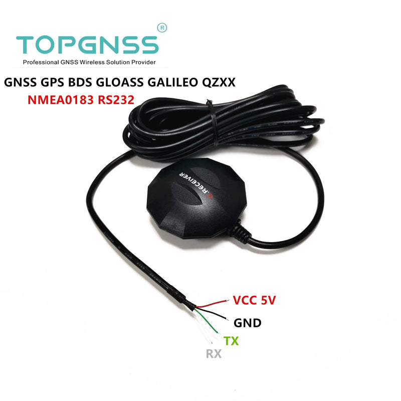 Ricevitore GPS Industriale Quescan 5V RS232 - Antenna NMEA0183 Con IP67, 2.5m Cavo - Foto 2