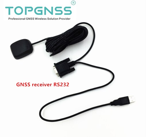 TOPGNSS Agricultural GPS RS-232 Level DB9 female connector RS232 GPS receiver antenna module 9600bps,NMEA0183