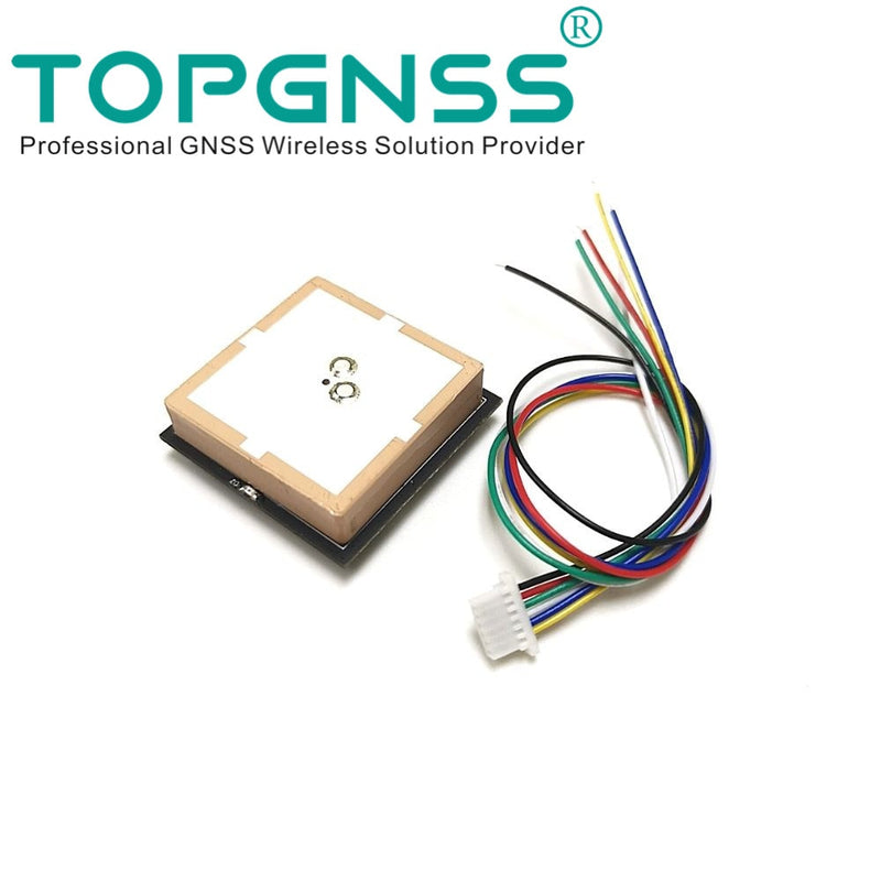 TOPGNSS GN-806G 3.3-5V UART GPS +GALILEO +GLONASS Dual GNSS Module Receive , Built-in FLASH,NMEA0183