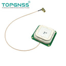 NEW SMA high precision RTK GPS antenna an501, sma-j small volume GNSS L1 L5 for RTK Rover UGV gain 30dB, topgnss