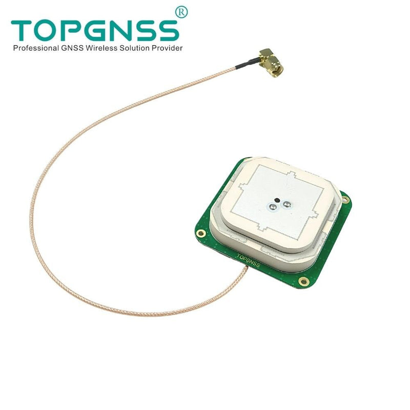 NEW SMA high precision RTK GPS antenna an501, sma-j small volume GNSS L1 L5 for RTK Rover UGV gain 30dB, topgnss