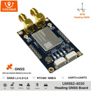 New UM982 module High-precision heading GNSS board RTK differential Direction finding UAV GPS moduleSupport Rover base TOGNSS