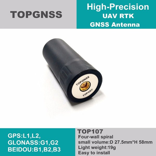 Spiraal Gnss Antenne TOP107, Licht Drone Rtk Ondersteuning Gps/Glonass/Beidou Satelliet Navigatie Systeem, antenne Uav/Ugv Antenne