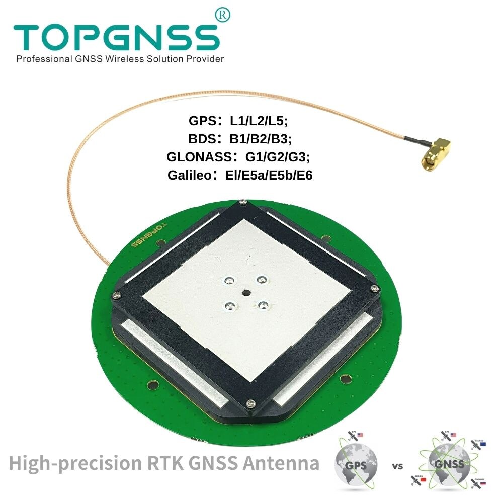 TOP128S built-in high precision RTK antenna supports L1+L2+L5 GNSS GP ...