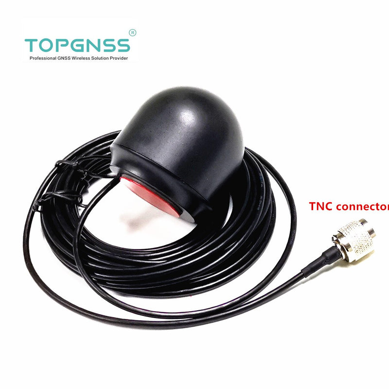TOP502 High-precision Spiral Antenna RTK GNSS Antenna GPS GLONASS GALILEO QZSS BDS TNC Male cable 1meter Centimeter accuracy