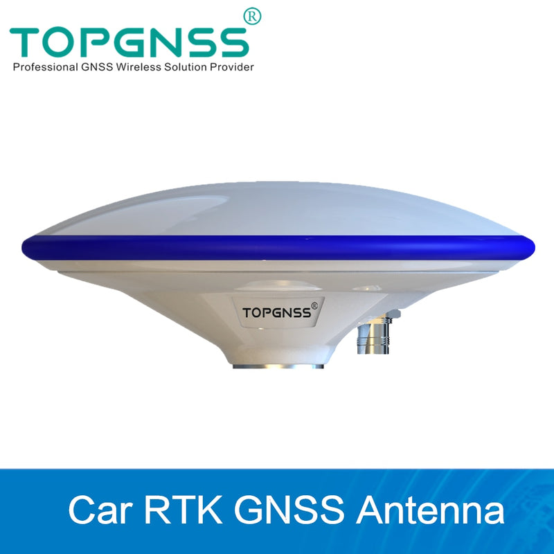 TOPGNSS New RTK rover gnss antenna zed-f9p GPS antenna high precision agriculture, RTK gps antenna GLONASS Galileo GNSS L1 L2