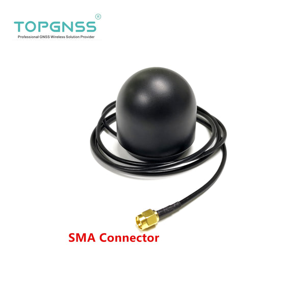 TOPGNSS  RTK antenna SMA-J cable 1meter GPS BDS GLONASS GALILEO ,QZSS RTK drone RTK handheld receiver spiral helix GNSS antenna