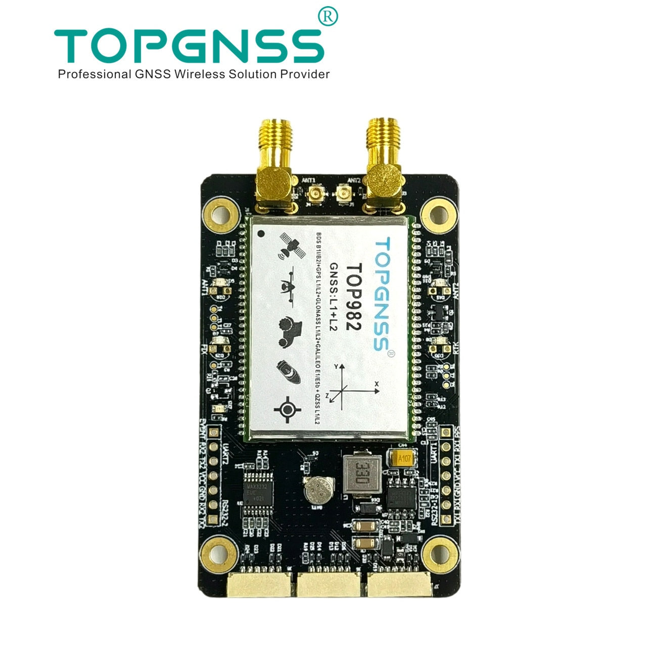 TOPGNSS RTK heading gnss module High-precision RTK Base module, RTK Ro ...