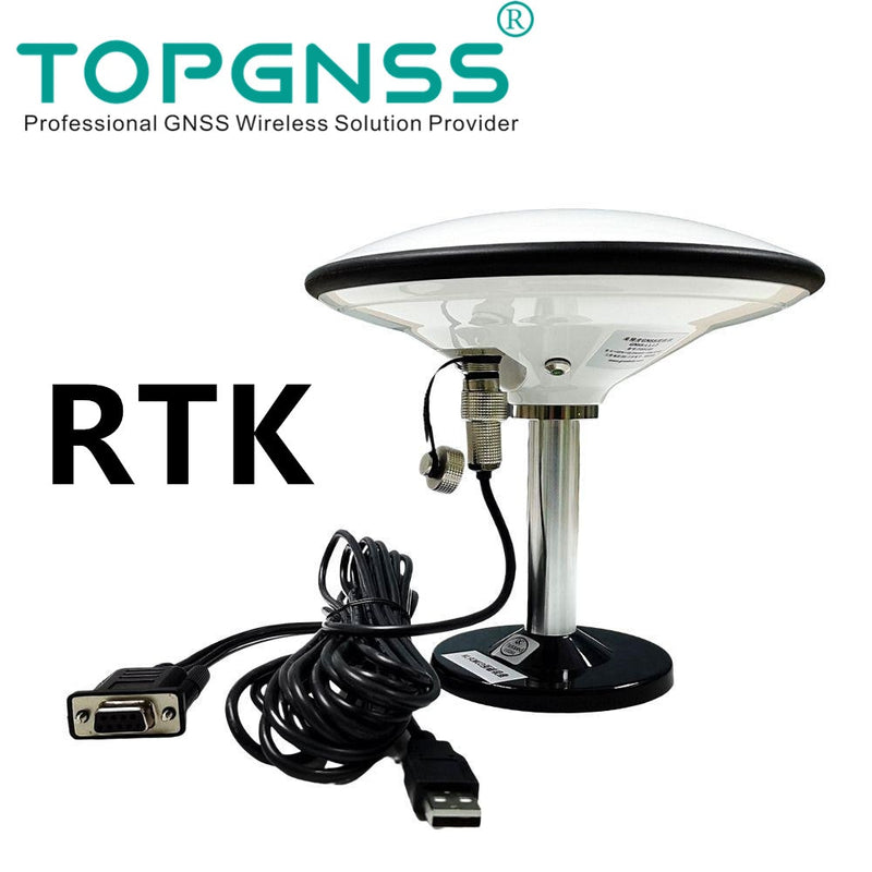 TOPGNSS TOP168 DB9 RS232 level  3.3V-5V RTK GPS high precision centimeter level GNSS GPS GLONASS GALILEO output NMEA0183 RTCM3.3